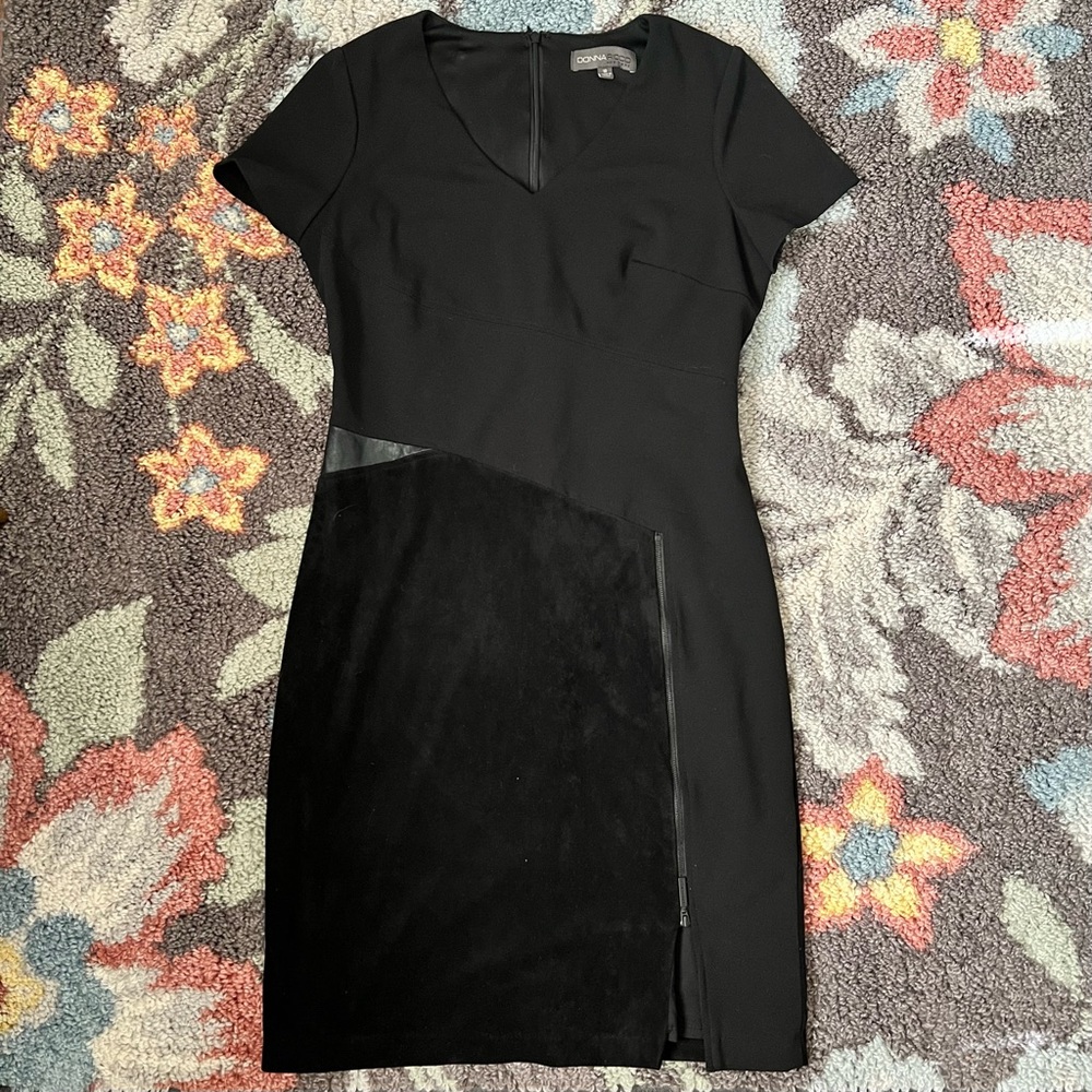 Donna Ricco Black Fitted Dress